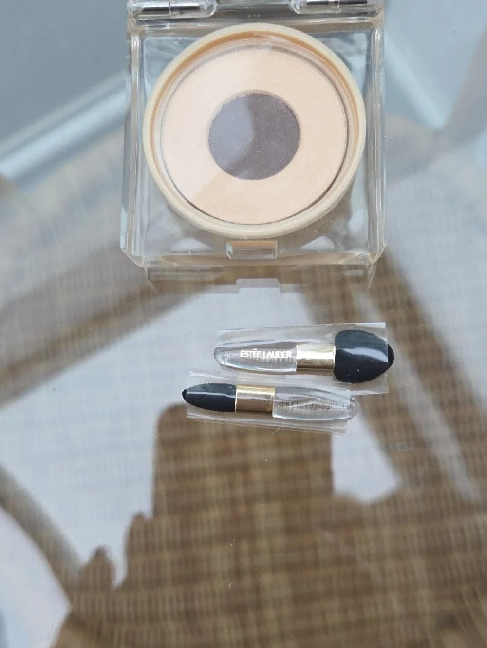 Estee Lauder Pure Color Eyeshadow Duo in Cream and Taupe
